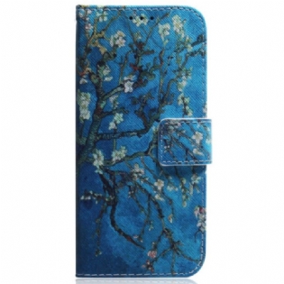 Flip Cover Oppo Reno 8 Pro Blomstrende Grene
