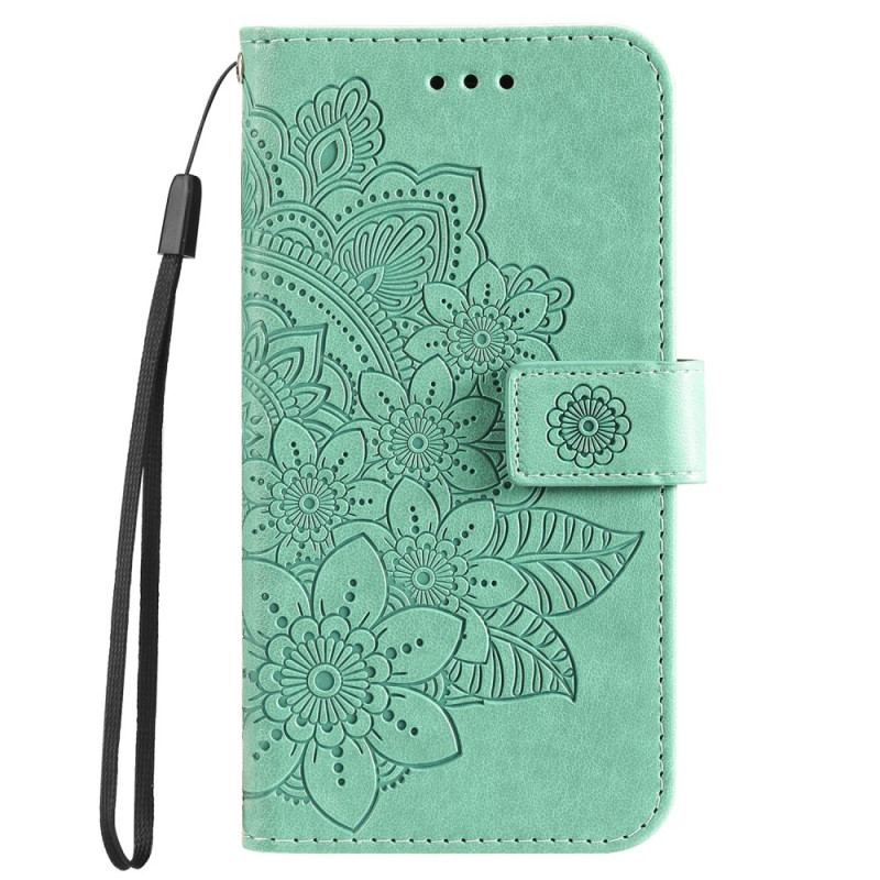 Læder Cover Oppo A98 5g Telefon Etui Mandala Print Med Rem