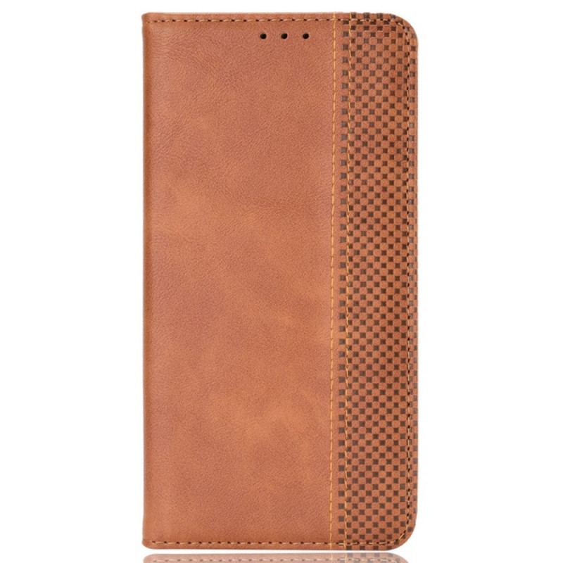 Cover Vivo Y16 Flip Cover Stilfuldt Imiteret Læder