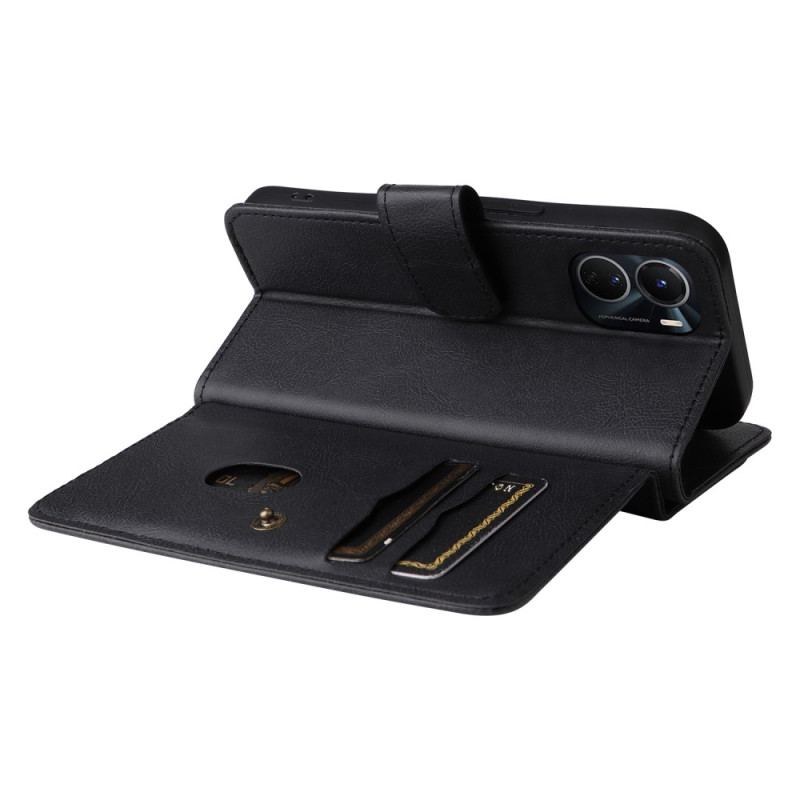 Flip Cover Vivo Y16 Kortholder