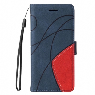 Flip Cover Vivo Y16 Med Snor Tofarvet Rem