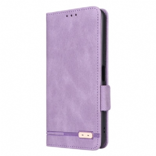 Flip Cover Vivo Y16 Vintage Dobbeltlås