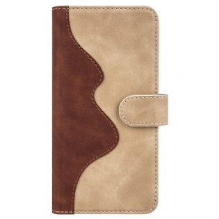 Læder Cover Oppo Find X5 Pro Grafisk Mønster