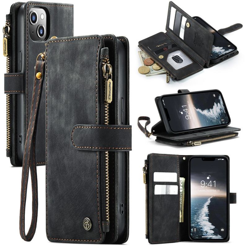Flip Cover iPhone 15 Caseme Møntpung