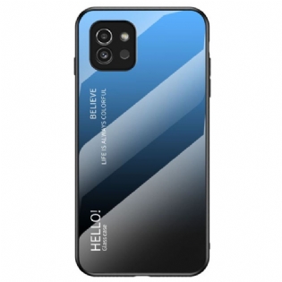 Cover Samsung Galaxy A03 Hærdet Glas Hej