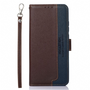 Flip Cover Samsung Galaxy A03 Lychee Style Rfid Khazneh