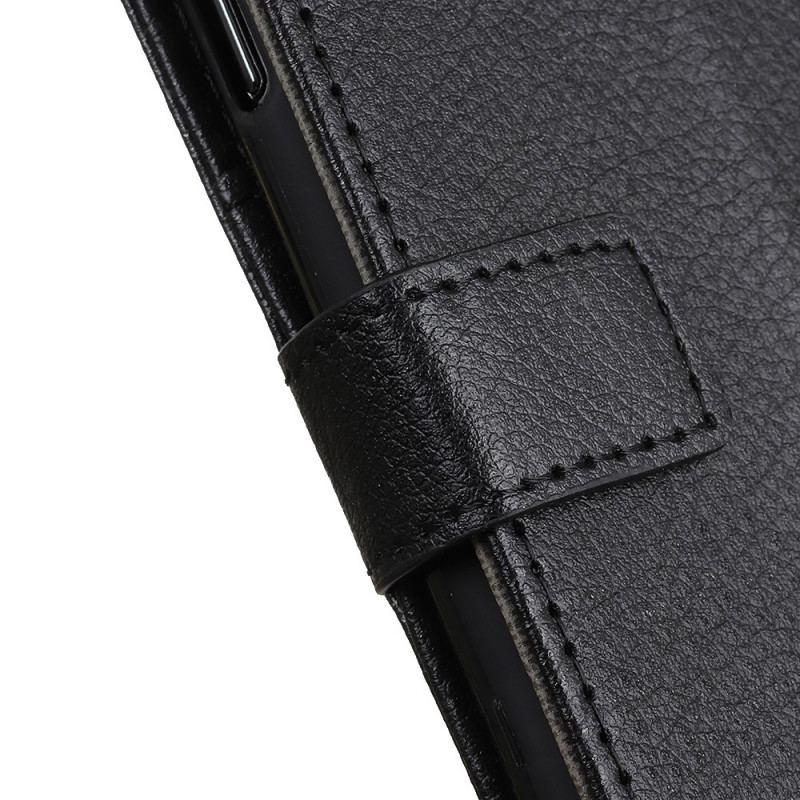 Flip Cover Samsung Galaxy A03 Premium Litchi Imiteret Læder