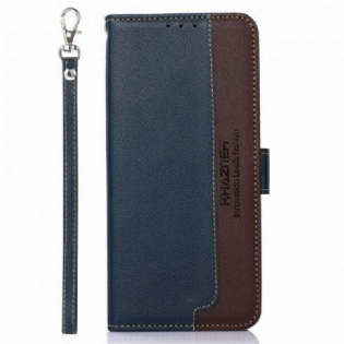 Flip Cover Motorola Edge 20 Lite Lychee Style Rfid Khazneh