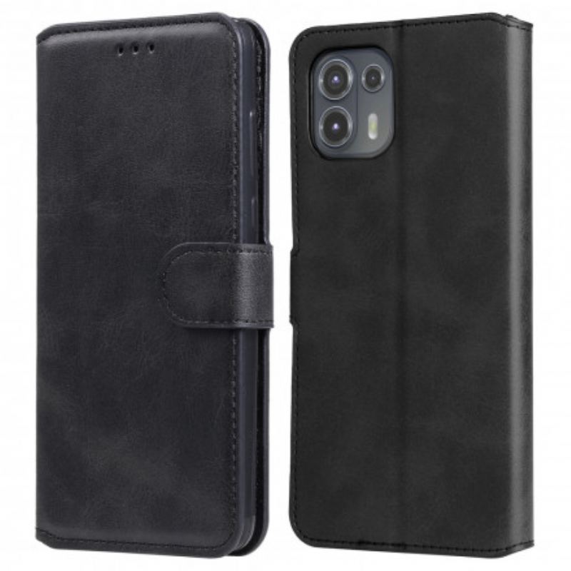 Flip Cover Motorola Edge 20 Lite Nye Farver I Kunstlæder