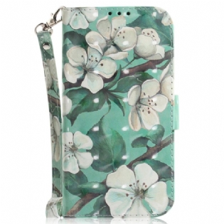 Flip Cover Oppo Reno 8 Templer Med Snor