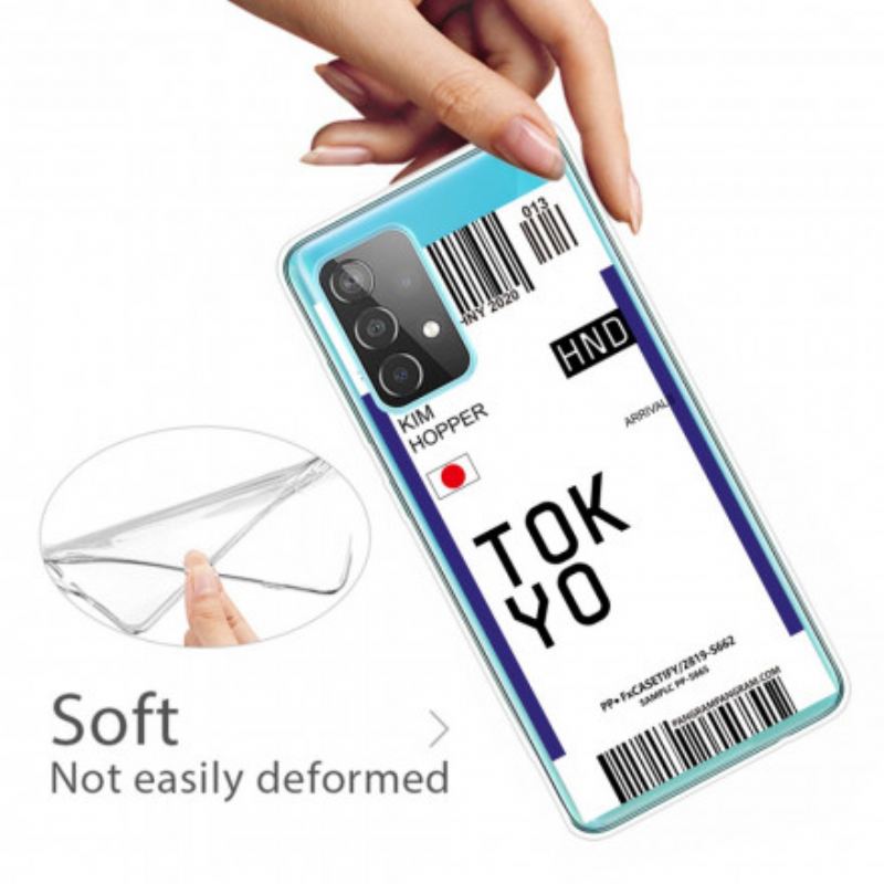 Cover Samsung Galaxy A32 Boardingkort Til Tokyo