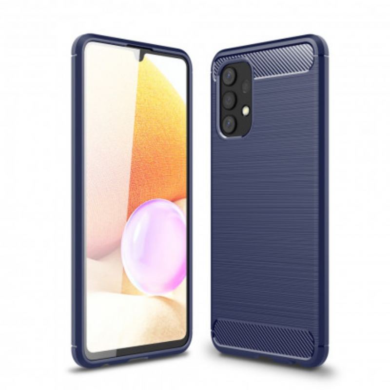 Cover Samsung Galaxy A32 Børstet Kulfiber