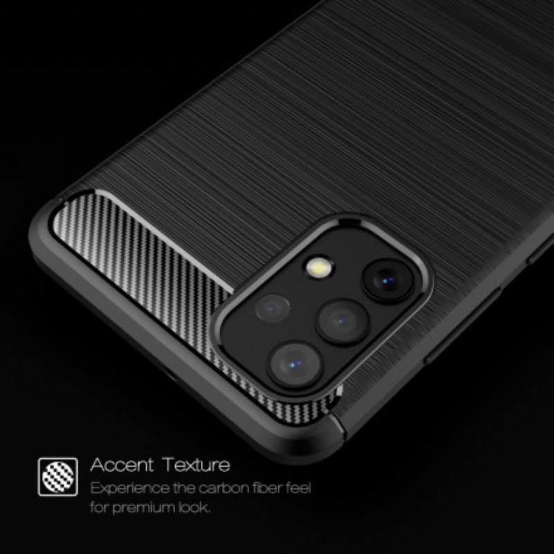 Cover Samsung Galaxy A32 Børstet Kulfiber