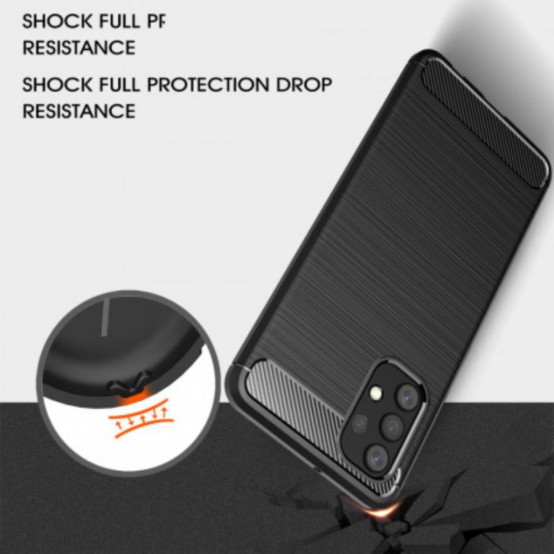 Cover Samsung Galaxy A32 Børstet Kulfiber
