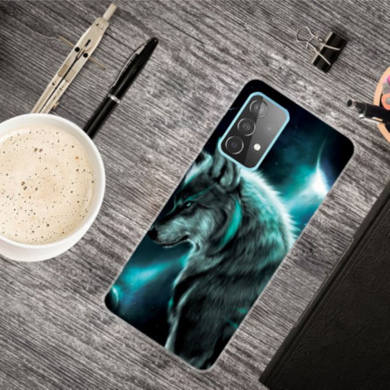Cover Samsung Galaxy A32 Kongelig Ulv