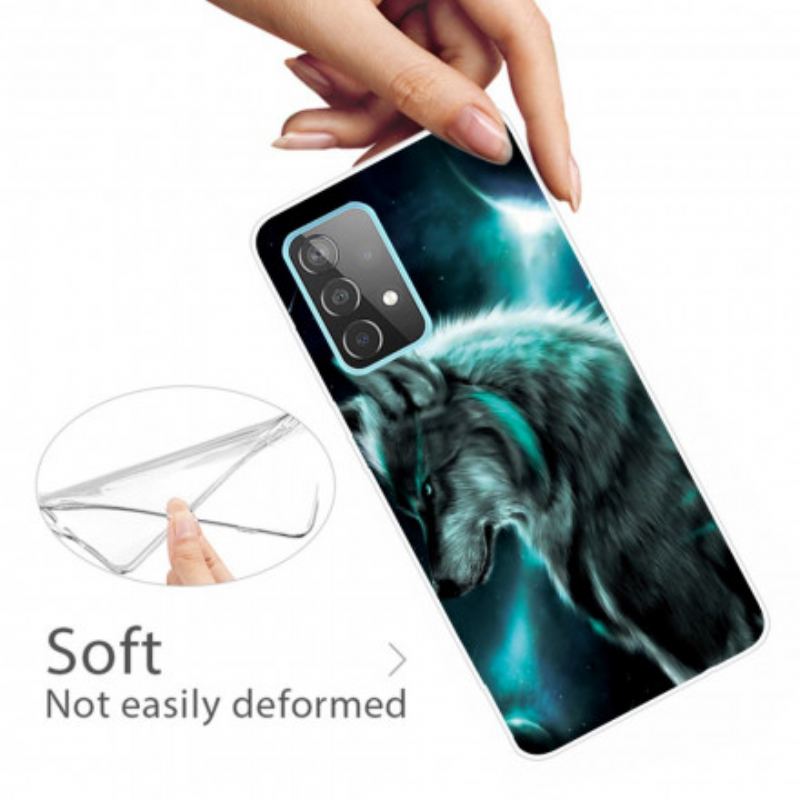 Cover Samsung Galaxy A32 Kongelig Ulv