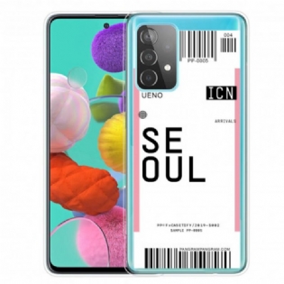 Cover Samsung Galaxy A32 Seoul Boardingkort