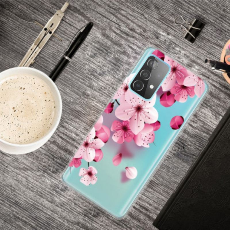 Cover Samsung Galaxy A32 Små Lyserøde Blomster