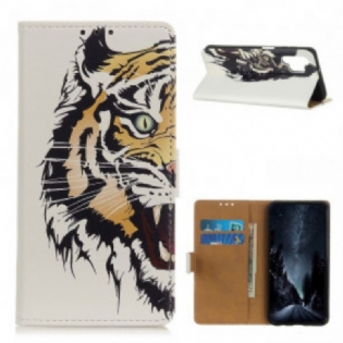 Flip Cover Samsung Galaxy A32 Hård Tiger
