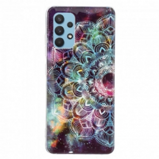 Mobilcover Samsung Galaxy A32 Fluorescerende Blomsterserie