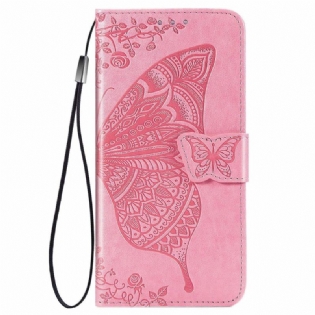 Flip Cover Xiaomi 12 Lite Barok Sommerfugl