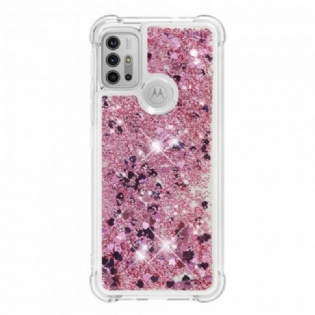 Cover Moto G30 / G10 Ønsker Pailletter