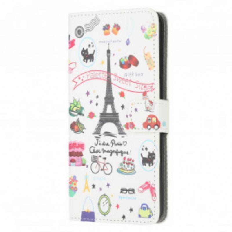 Flip Cover Moto G30 / G10 Jeg Elsker Paris