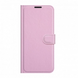 Flip Cover Moto G30 / G10 Klassisk Litchi-effekt