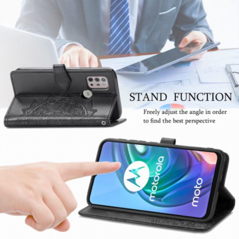 Flip Cover Moto G30 / G10 Mandala Middelalder