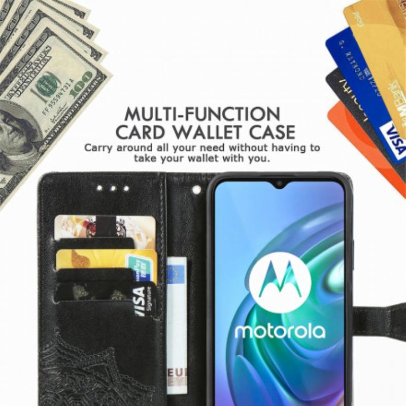 Flip Cover Moto G30 / G10 Mandala Middelalder