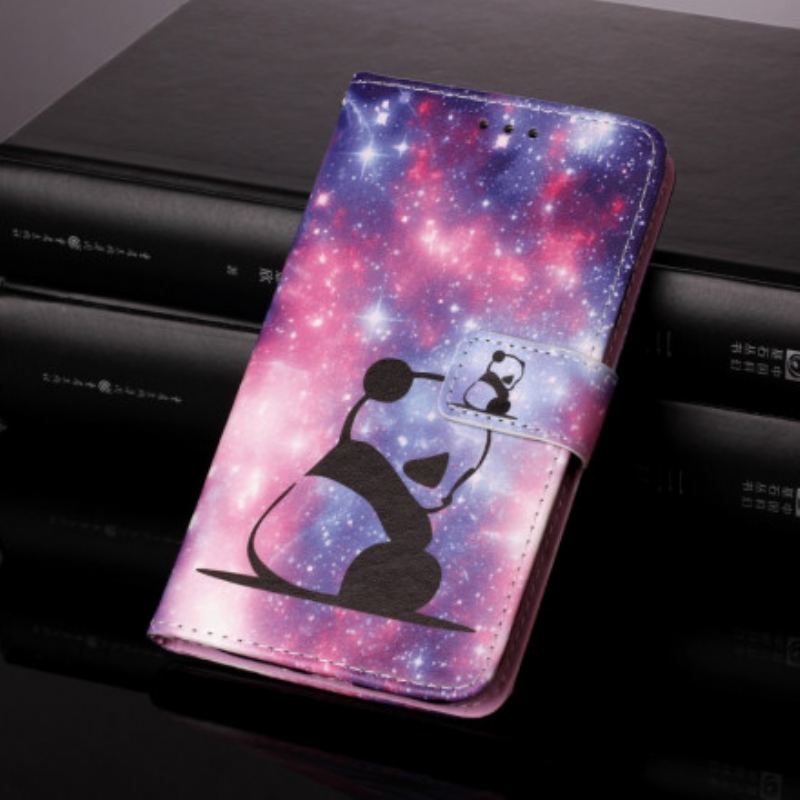 Flip Cover Moto G30 / G10 Panda Galaxy
