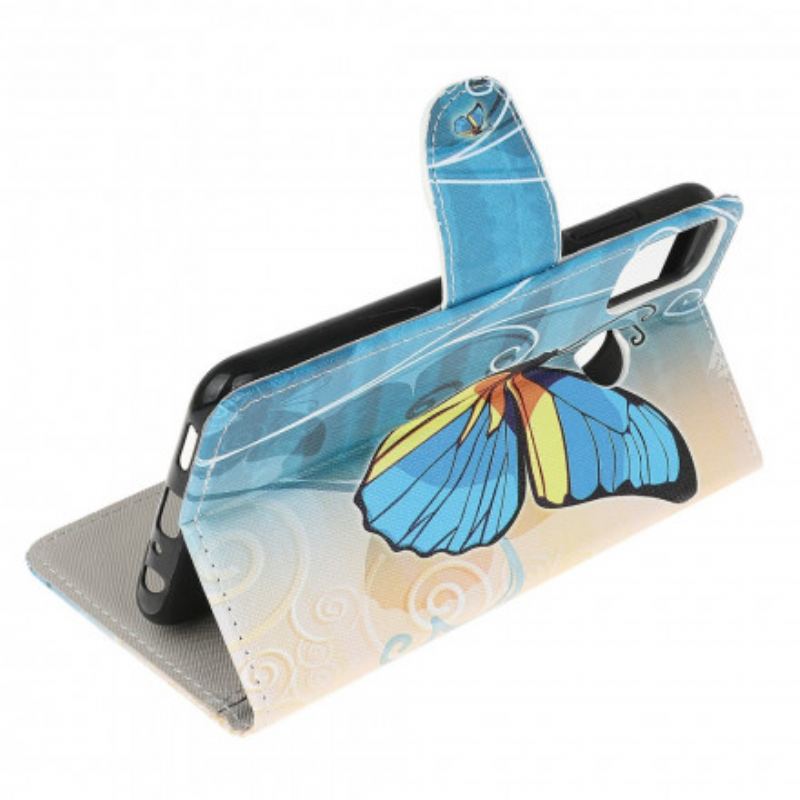 Flip Cover Moto G30 / G10 Sommerfugle