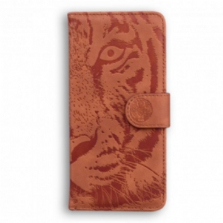 Flip Cover Moto G30 / G10 Tiger Ansigtsprint