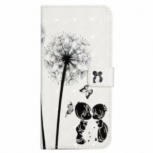 Flip Cover Til iPhone 16 Børn Og Mælkebøtte