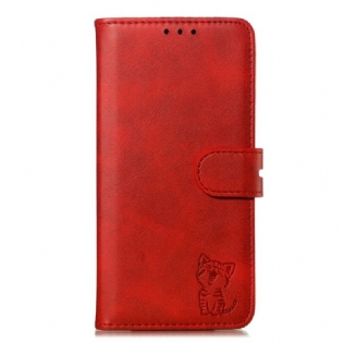 Flip Cover Samsung Galaxy Note 10 Plus Imiteret Læderkilling