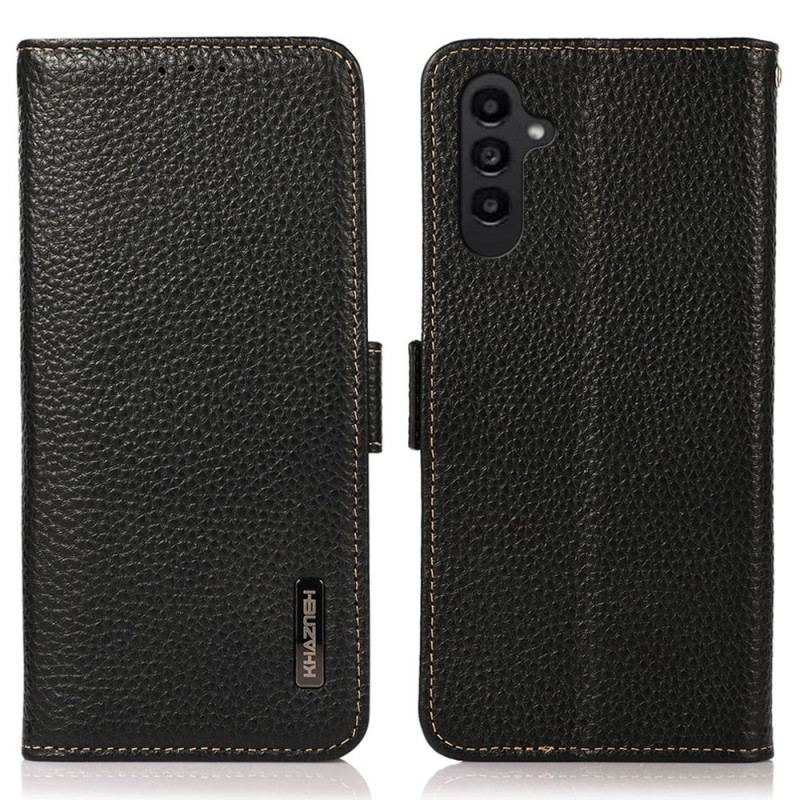 Læder Cover Samsung Galaxy A55 5g Med Rfid-blokering Khazneh