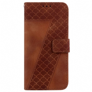 Læder Cover Samsung Galaxy A55 5g Telefon Etui Design 7 Med Rem