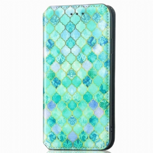 Cover Google Pixel 7 Flip Cover Caseneo Rfid Design