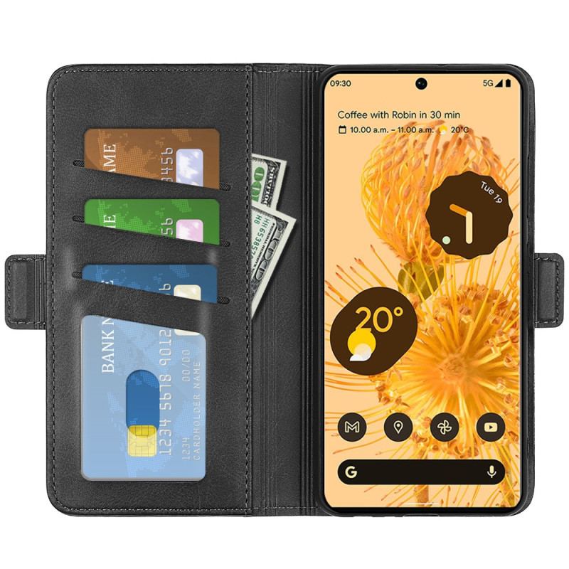 Flip Cover Google Pixel 7 Dobbelt Lås