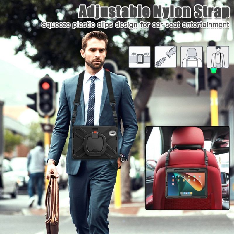 Cover Xiaomi Pad 5 Roterende Ring Og Bærerem