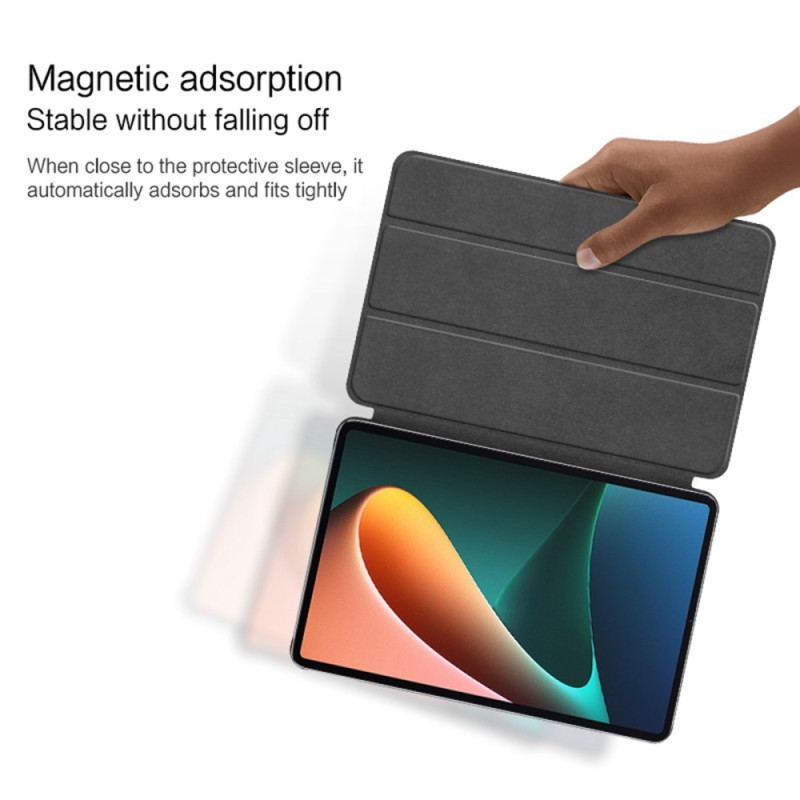 Etui Xiaomi Pad 5 Ægte Læder Wake