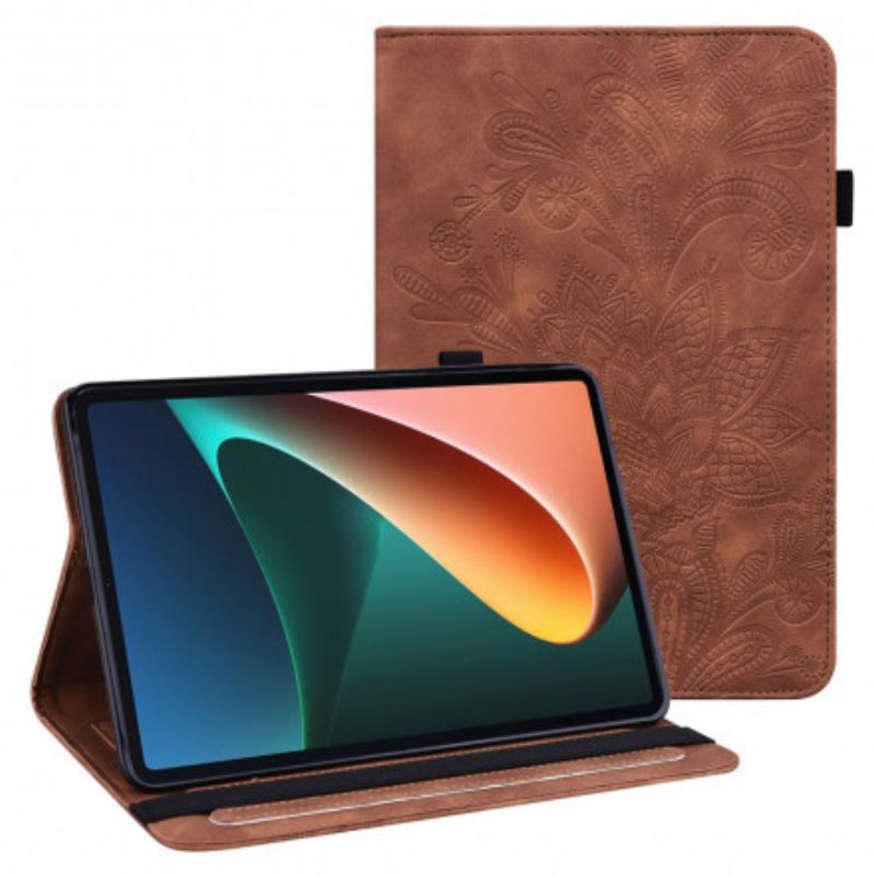 Etui Xiaomi Pad 5 Blomsterdesign