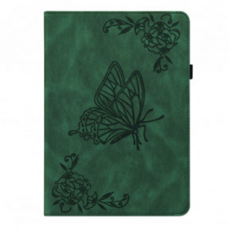 Etui Xiaomi Pad 5 Stiliserede Sommerfugle