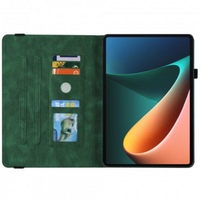 Etui Xiaomi Pad 5 Stiliserede Sommerfugle