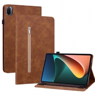 Flip Cover Xiaomi Pad 5 Blød Elegance I Imiteret Læder