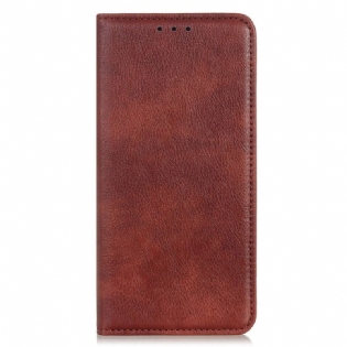 Cover Samsung Galaxy M33 5G Flip Cover Litchi Split Læder