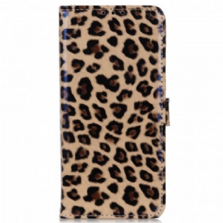Flip Cover Samsung Galaxy M33 5G Lille Leopard Effekt
