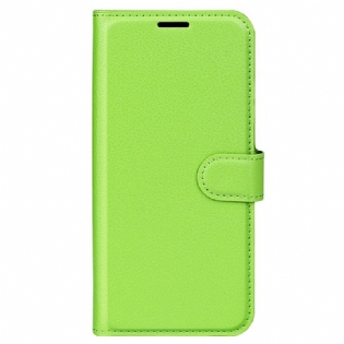 Flip Cover Samsung Galaxy M33 5G Lychee Læder Stil