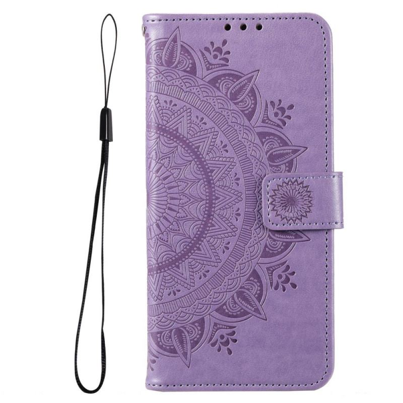 Flip Cover Samsung Galaxy M33 5G Med Snor Strappy Sun Mandala