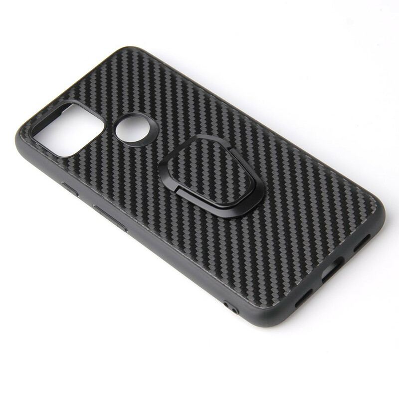 Cover Google Pixel 5 Carbon Fiber Ring-support
